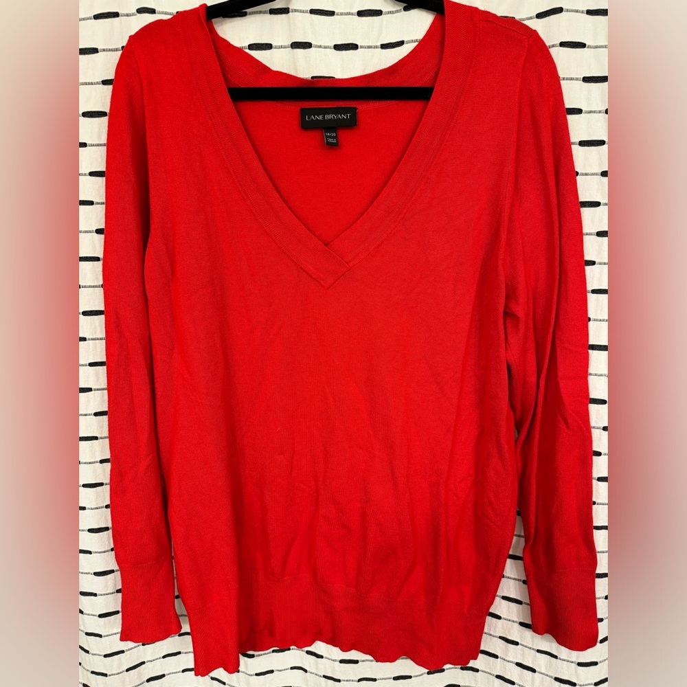 ❤️ Red Lane Bryant Sweater • Size 18/20
